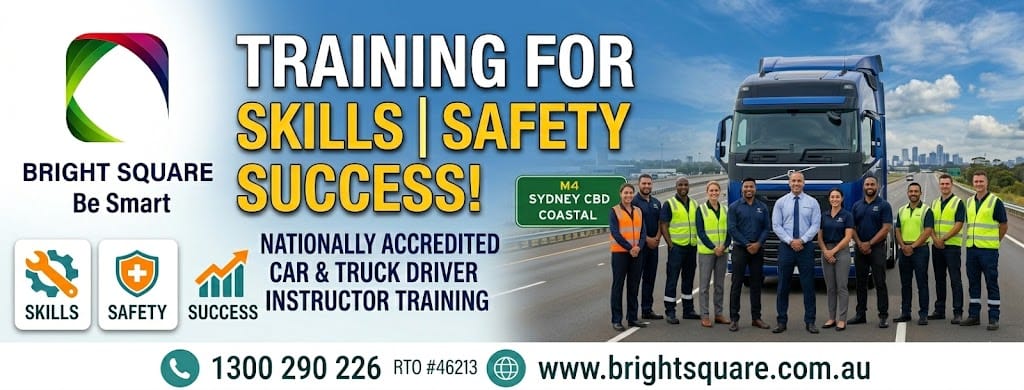 sydney accredited truck and car driving instructor training